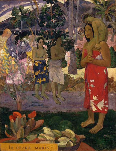 Paul Gauguin Ia Orana Maria Sweden oil painting art